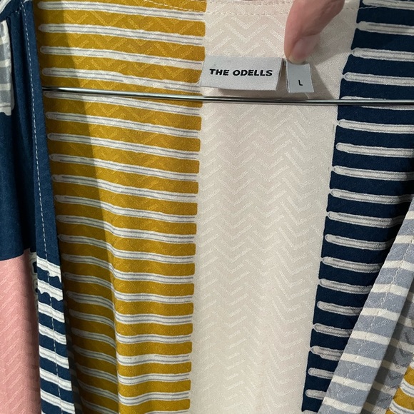 Anthropologie The Odells Positano Wrap Maxi Dress size L - Picture 5 of 8